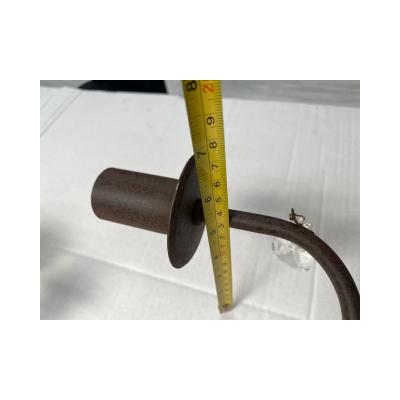  SimoEng Contemporary Rush and Crystal Flowers Wall Lamp