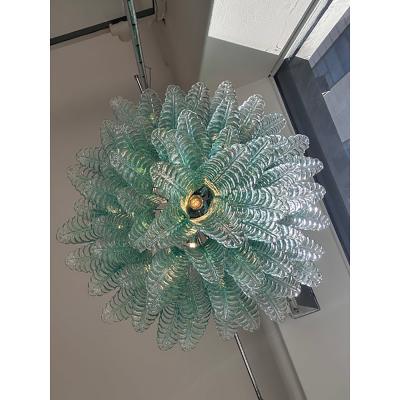  SimoEng Contemporary Scenographic Green Felci Murano Glass Style