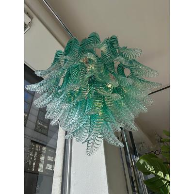  SimoEng Contemporary Scenographic Green Felci Murano Glass Style
