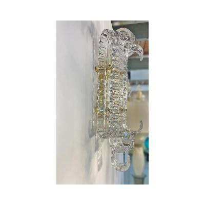  SimoEng Contemporary Transparent Lingue Murano Glass Wall Lamp in Barovier Style