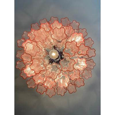  SimoEng Contemporary Tronchi Murano Glass Chandelier in Venini Style