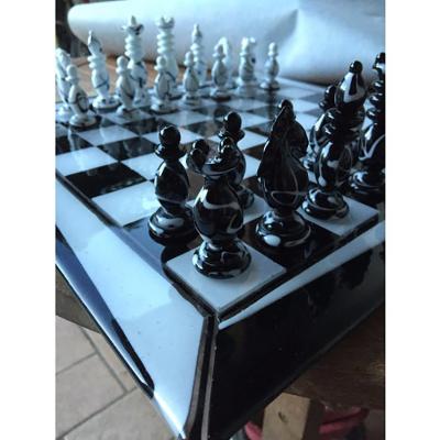  SimoEng Contemporary Vetro DI Murano Chess Board Scacchiera Made in Italy
