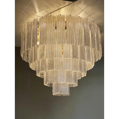  SimoEng Diamond Strips Listelli Murano Glass Flush Mount