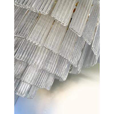  SimoEng Diamond Strips Listelli Murano Glass Flush Mount