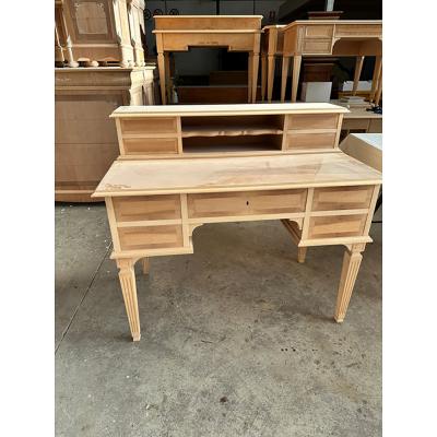  SimoEng Empire Style 800 Natural Wood Desk in Walnut and Maple