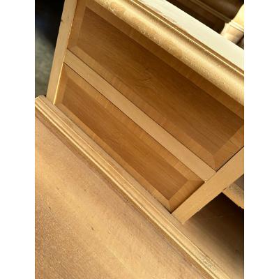  SimoEng Empire Style 800 Natural Wood Desk in Walnut and Maple