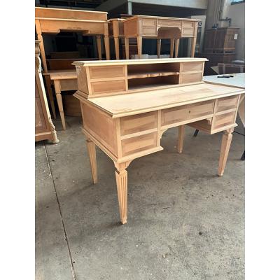  SimoEng Empire Style 800 Natural Wood Desk in Walnut and Maple