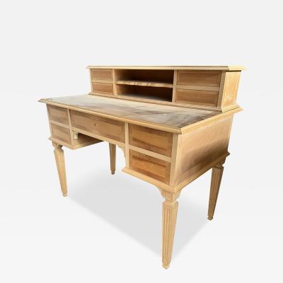  SimoEng Empire Style 800 Natural Wood Desk in Walnut and Maple