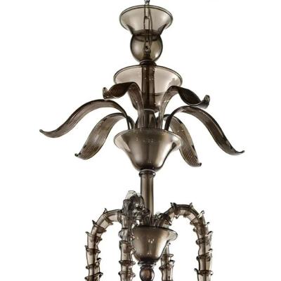  SimoEng Handcrafted Modern Fum Murano Glass Chandelier by Simoeng for Simoeng