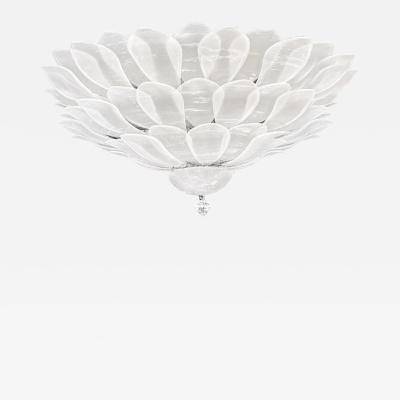  SimoEng Huge Contemporary Imperial Sanded Petals Murano Glass Flush Mount by Simoeng