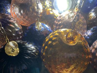  SimoEng Impressive Italian Murano Glass Sputnik Chandelier