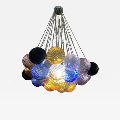  SimoEng Impressive Italian Murano Glass Sputnik Chandelier