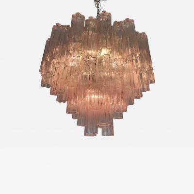  SimoEng Impressive Murano Glass Sputnik Chandelier pink and brunito metal frame