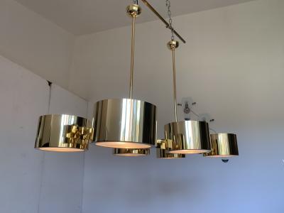  SimoEng Impressive Sputnik Chandelier metal gold stilnovo stile
