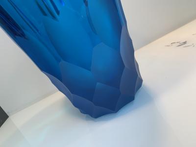  SimoEng Impressive and rare italian blue cristal handmade cut rare blue
