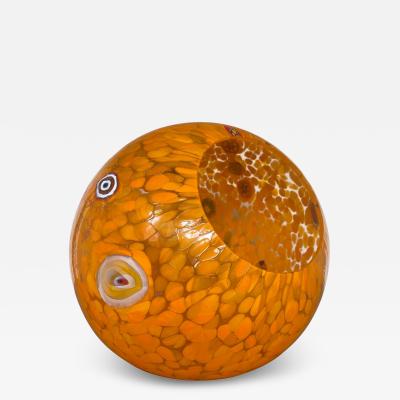  SimoEng Italian Artistic Murano Glass Vase Multicolored With Murrine by SimoEng