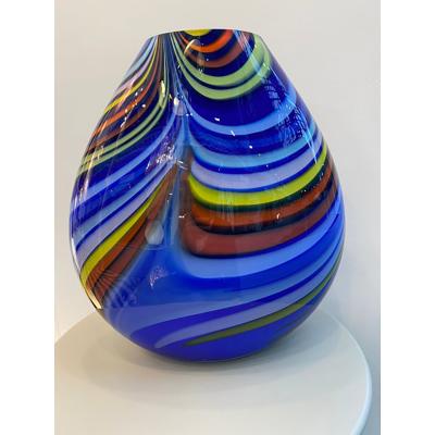  SimoEng Italian Artistic Murano Glass Vase Multicolored by SimoEng