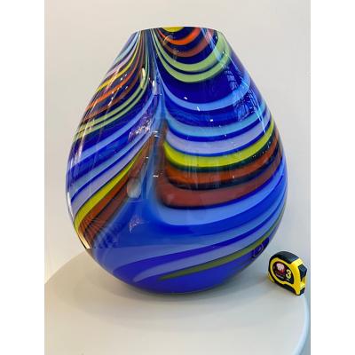  SimoEng Italian Artistic Murano Glass Vase Multicolored by SimoEng