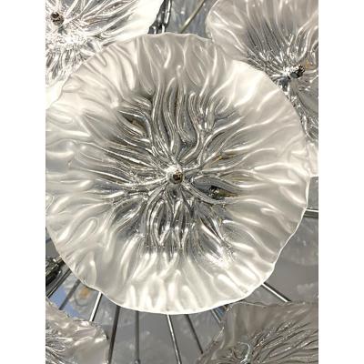  SimoEng Italian Floral Murano Glass Sputnik Chandelier by SimoEng