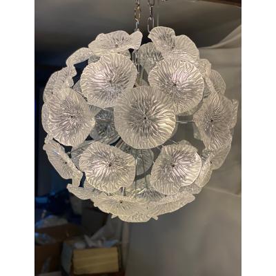 SimoEng Italian Floral Murano Glass Sputnik Chandelier by SimoEng