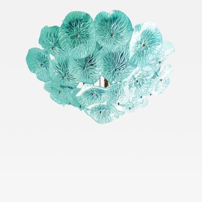  SimoEng Italian Flush Mount in Murano Glass by Simoeng