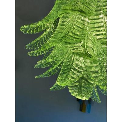  SimoEng Italian Green Felci Murano Glass Chandelier Green by Simoeng for Simoeng