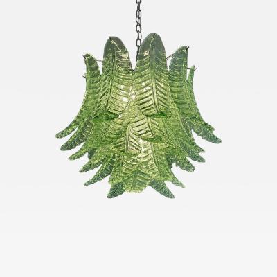  SimoEng Italian Green Felci Murano Glass Chandelier Green by Simoeng for Simoeng