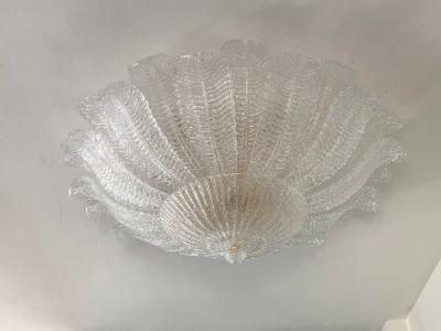  SimoEng Italian Impressive Murano Glass Sputnik Chandelier Flush Mount