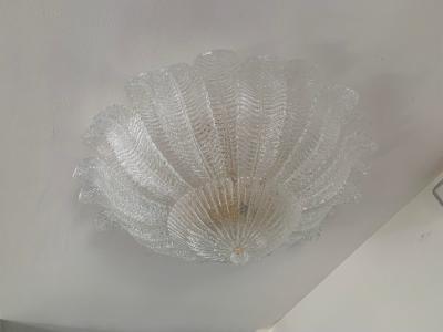  SimoEng Italian Impressive Murano Glass Sputnik Chandelier Flush Mount