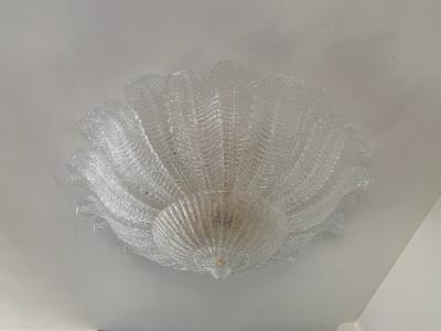  SimoEng Italian Impressive Murano Glass Sputnik Chandelier Flush Mount