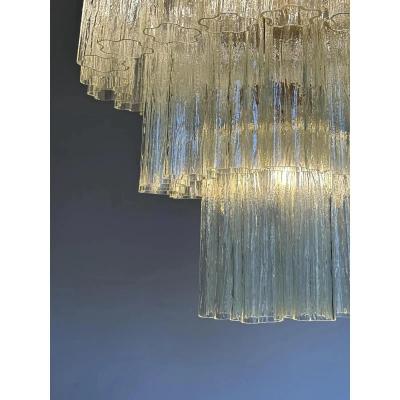  SimoEng Italian Murano Glass Flush Mount with Tronchi Design by Simoeng for Simoeng