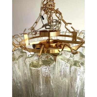  SimoEng Italian Murano Glass Flush Mount with Tronchi Design by Simoeng for Simoeng