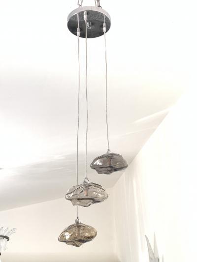  SimoEng Italian Murano Glass Multicolors Handmade Glass Flush Mount