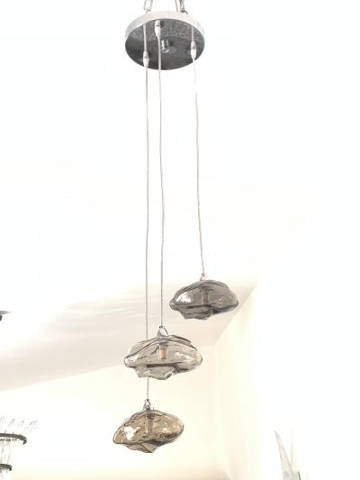  SimoEng Italian Murano Glass Multicolors Handmade Glass Flush Mount