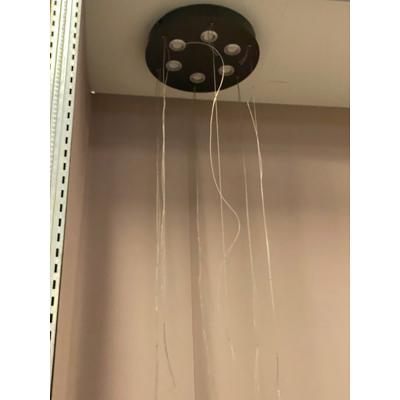  SimoEng Italian Murano Style Glass Sputnik Chandelier Flush Mount With Big Spheres