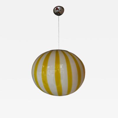  SimoEng Italian Murano Style Glass Swirling Multicolors Pendant Sphere