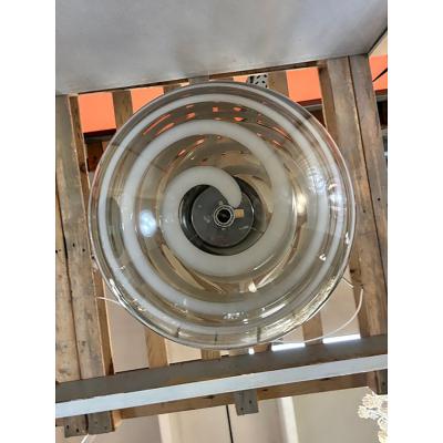  SimoEng Italian Murano Style Glass Swirling Multicolors Pendant Sphere