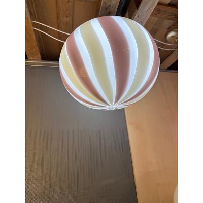  SimoEng Italian Murano Style Glass Swirlings Multicolors Pendant Sphere