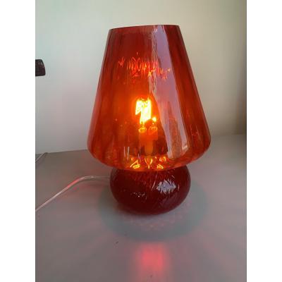  SimoEng Italian Red Murano Glass Italian Techinch Ballotton Pattern