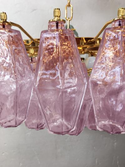  SimoEng Italian Style Murano Glass Sputnik Chandelier Poliedro