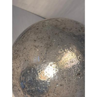  SimoEng Italian Table Lamp Murano Glass by SimoEng in Clear and Fume