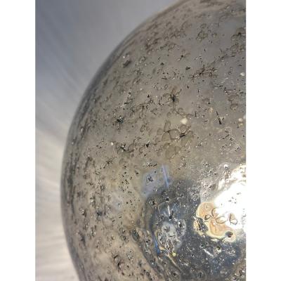  SimoEng Italian Table Lamp Murano Glass by SimoEng in Clear and Fume