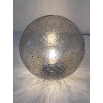  SimoEng Italian Table Lamp Murano Glass by SimoEng in Clear and Fume