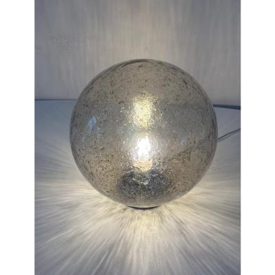  SimoEng Italian Table Lamp Murano Glass by SimoEng in Clear and Fume