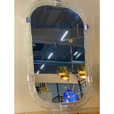  SimoEng Italian Torciglione Murano Style Glass Wall Mirror by SimoEng