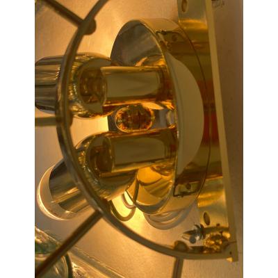  SimoEng Italian Wall Light Green Tronchi Murano Glass Wall Sconce