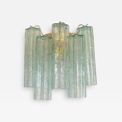  SimoEng Italian Wall Light Green Tronchi Murano Glass Wall Sconce