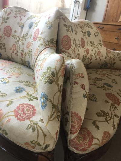  SimoEng Late 19th Century Italian Composition of 4 Original Sofa