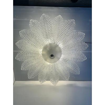  SimoEng Lot of 2 Murano Style Glass Sputnik Chandelier Flush Mount