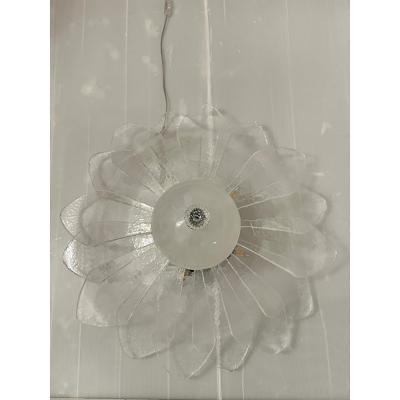  SimoEng Lot of 2 Murano Style Glass Sputnik Chandelier Flush Mount